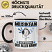 Musikfan Tasse Geschenk für Musikfan Der Mann Der Alles Kann Geschenkidee zum Geburtstag Schwarz Trendation