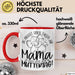 Mutter Geschenk Tasse Mama Du Machst Einen Tollen Job Alles Gute Zum Muttertag Geschenkidee Mütter Kaffee-Becher Rot Trendation