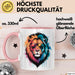 Löwe Mit Sonnenbrille Tasse Geschenk Lustige Geschenkidee Spruch Rosa Trendation