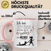 Beziehung Tasse Geschenk Ich Bin Nicht Eifersuechtig Meins Geschenkidee Lustig Rosa Trendation