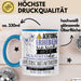 Katzenschutzaktivistin Tasse Geschenk Lustiger Spruch Bitte Erheben Sie Sich Seine Majestät Die Katzenschutzaktivistin Betritt Den Raum Blau Trendation