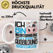 Milchtechnologe Ausbildung Tasse Geschenk Ich Bin Milchtechnologe In Der Ausbildung Ich Darf Das Geschenkidee Spruch Weiß Trendation
