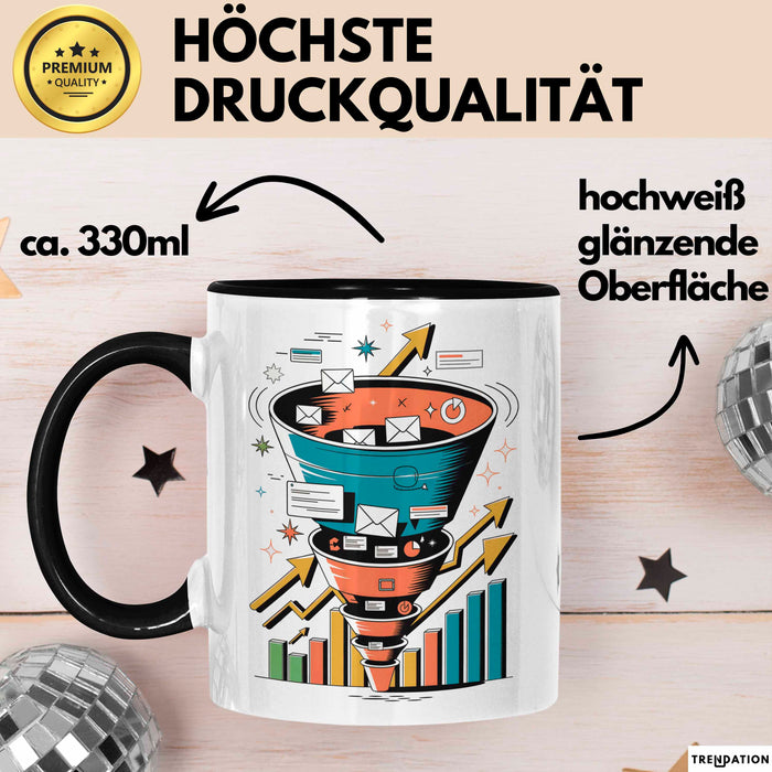 Marketing Manager Tasse Geschenk Lustige Geschenkidee Spruch Für Wachstums Manager Trendation