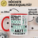 Arzt Geschenk Lustiger Spruch für Arzt Geschenkidee Bester Arzt Der Welt Rot Trendation