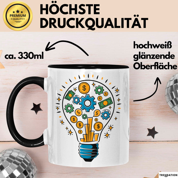 Unternehmer Tasse Geschenk Lustige Geschenkidee Spruch Für Business Träumer Trendation