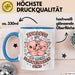 Schweinezüchter Schweine Tier Tasse Becher Geschenk Lustige Geschenkidee Spruch Zuhause Ist Wo Meine Schweinchen Sind Blau Trendation