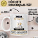 Pilates-Enthusiastin Tasse Geschenk Becher Stark Attraktiv Furchtlos Pilates-Enthusiastin Lustige Geschenkidee Weiß Trendation