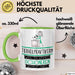 Tierheilpraktikerin Weil Es Keinen Schöneren Beruf Gibt Tasse Geschenk für Eine Tierheilpraktikerin Lustig Grün Trendation