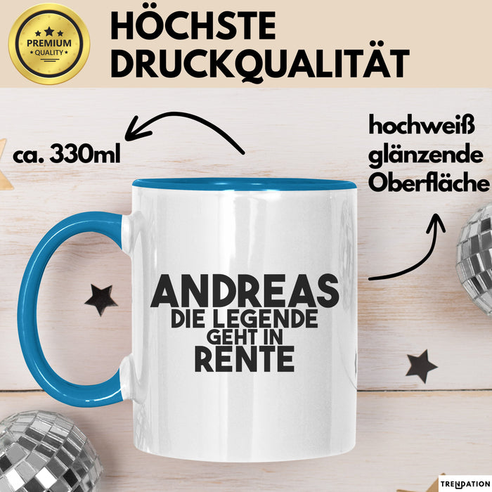 Andreas Tasse Andreas – Die Legende Geht In Rente Geschenk