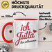 Jutta Tasse Geschenk Ich Bin Vollkommen Jutta Geschenkidee Geburtstag Rot Trendation