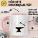 Schmied Tasse Geschenk Lustige Geschenkidee Spruch Für Metall Arbeiter Rosa Trendation