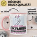 Skifahrer Geschenk Tasse Ich Bin Skifahrer Aber Sag Doch Einfach Superheld Lustige Geschenkdiee für Skifahrer Kaffee-Becher Rosa Trendation
