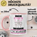 Chorsängerin Tasse Geschenk Becher Stark Attraktiv Furchtlos Chorsängerin Lustige Geschenkidee Rosa Trendation