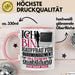 Kauffrau für Büromanagement Ausbildung Start Geschenk Tasse Ich Bin Kauffrau für Büromanagement In Der Ausbildung Ich Darf Das Kaffee-Becher Geschenkidee Rosa Trendation