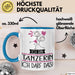 Geschenk für Tänzerin Tasse Lustige Geschenkidee Geburtstag Ich Bin Tänzerin Ich Darf Das Blau Trendation