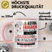 EDM-Enthusiastin Tasse Geschenk Lustiger Spruch Bitte Erheben Sie Sich Seine Majestät Die EDM-Enthusiastin Betritt Den Raum Rosa Trendation