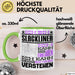 Slackliner Geschenk Kaffee-Tasse Geschenkidee für Slackliner Ich Bin Slackliner Ich Kann Es Dir Erklären Jedoch Nicht Für Dich Verstehen Spruch Lustig Grün Trendation
