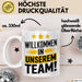 Office Arbeitskollege Tasse Geschenk Lustige Geschenkidee Spruch Willkommen In Unserem Team Weiß Trendation