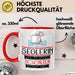 Seglerin Weil Es Keinen Schöneren Beruf Gibt Tasse Geschenk für Eine Seglerin Lustig Rot Trendation