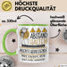 Abenteuerreisende Tasse Geschenk Lustig Abstand Halten Hochleistungs-Abenteuerreisende Mit Drang Zur Perfektion Bei Der Arbeit Grün Trendation