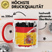 Deutsch Spanier Tasse Geschenk Lustiger Becher Geschenkidee Spanien Kaffee-Becher Rot Trendation