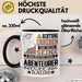 Abenteurer Geschenk Tasse Lustiger Spruch Erheben Sie Sich Der Abenteurer Betritt den Raum Schwarz Trendation