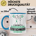 Stiefschwäger Geschenk Tasse So Gut Kann Nur Ein Stiefschwäger Aussehen Geschenkidee Kaffee-Becher Blau Trendation
