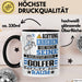 Golfer Geschenk Tasse Lustiger Spruch Erheben Sie Sich Der Golfer Betritt den Raum Schwarz Trendation