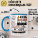 Yogini Tasse Geschenk Lustiger Spruch Bitte Erheben Sie Sich Seine Majestät Die Yogini Betritt Den Raum Blau Trendation