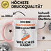 Skateboarder Geschenk Tasse Lustiger Spruch Ich Bin Skateboarder Warum Weil Ich Es Kann Geschenkidee Bester Skateboarder Geburtstag Kaffee-Becher Rosa Trendation