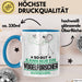 Vogelforscher Geschenk Tasse So Gut Kann Nur Ein Vogelforscher Aussehen Geschenkidee Kaffee-Becher Blau Trendation