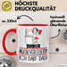 Geschenk für Musikverlegerin Tasse Lustige Geschenkidee Geburtstag Ich Bin Musikverlegerin Ich Darf Das Rot Trendation