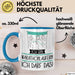 Geschenk für Marathonläuferin Tasse Lustige Geschenkidee Geburtstag Ich Bin Marathonläuferin Ich Darf Das Blau Trendation