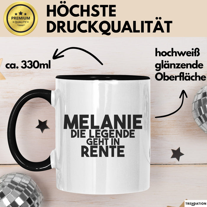 Melanie Tasse Melanie – Die Legende Geht In Rente Geschenk