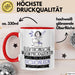 Elektronische Musikproduzentin Weil Es Keinen Schöneren Beruf Gibt Tasse Geschenk für Eine Elektronische Musikproduzentin Lustig Rot Trendation