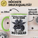Motorradfahrer Geschenk Tasse Kaffee-Becher Motorrad Spruch Unterschätze Niemals Einen Alten Mann Auf Einem Motorrad Spruch Männer Grün Trendation