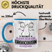 Großcousin Geschenk Tasse So Gut Kann Nur Ein Großcousin Aussehen Geschenkidee Kaffee-Becher Blau Trendation