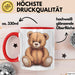 Teddybär Tierliebhaber Tasse Geschenk Lustige Geschenkidee Spruch Rot Trendation