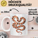 Reptil Schlange Tier Tasse Geschenk Lustige Geschenkidee Spruch Weiß Trendation