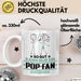 Pop-Fan Geschenk Tasse So Gut Kann Nur Ein Pop-Fan Aussehen Geschenkidee Kaffee-Becher Weiß Trendation