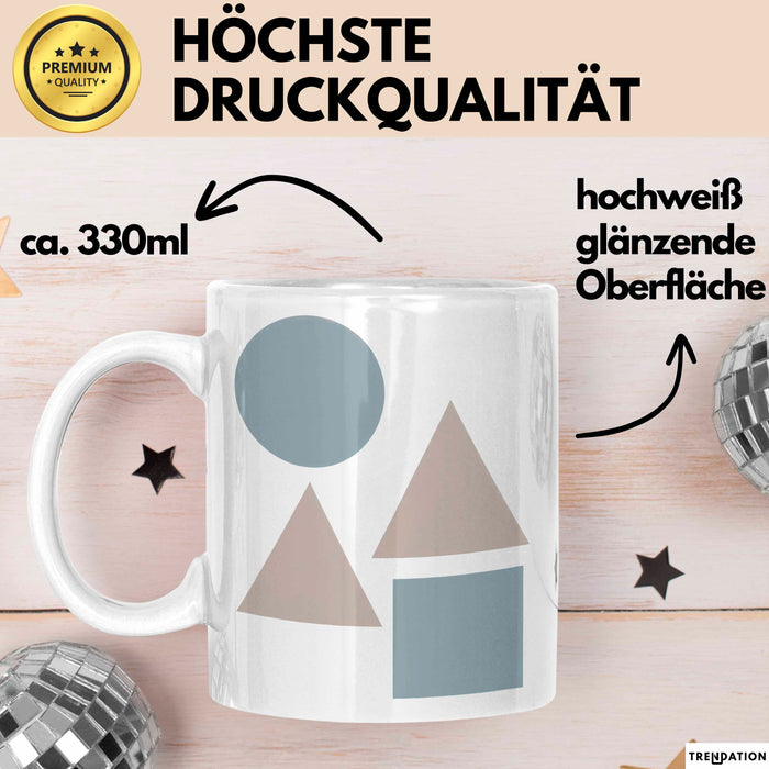 Minimalist Tasse Geschenk Lustige Geschenkidee Spruch Für Einfaches Leben Fans Weiß Trendation