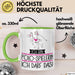 Geschenk für Polo-Spielerin Tasse Lustige Geschenkidee Geburtstag Ich Bin Polo-Spielerin Ich Darf Das Grün Trendation
