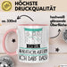 Geschenk für Marathonläuferin Tasse Lustige Geschenkidee Geburtstag Ich Bin Marathonläuferin Ich Darf Das Rosa Trendation