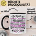 Tasse Valentinstag Geschenk Versuch das beste Geschenk zu finden Schwarz Trendation