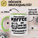 Humor Faultier Tasse Pflege Kaffee-Becher Lustig Und Du Kannst Pflegegrad 4 Beantragen Fass Meinen Kaffee An Büro Krankenschwester Grün Trendation