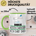 Geschenk für Kiteboarderin Tasse Lustige Geschenkidee Geburtstag Ich Bin Kiteboarderin Ich Darf Das Grün Trendation