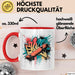 Skater Tasse Geschenkidee Skateboard Fan Lustiger Spruch Geschenkidee Lustig Rot Trendation