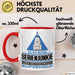 Serienjunkie Geschenk Tasse Ich Bin Serienjunkie Aber Sag Doch Einfach Superheld Lustige Geschenkdiee für Serienjunkie Kaffee-Becher Rot Trendation