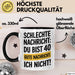40 Geburtstagsfeier Tasse Geschenk Lustige Geschenkidee Spruch Schlechte Nachricht Du Bist 40 Gute Nachricht: Ich Nicht Trendation