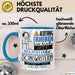 Songwriterin Tasse Geschenk Lustiger Spruch Bitte Erheben Sie Sich Seine Majestät Die Songwriterin Betritt Den Raum Blau Trendation